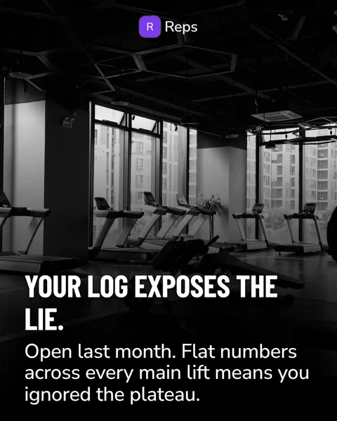 Slide 4, photo: your log exposes the lie